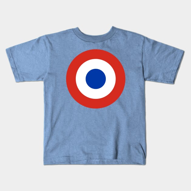 Paraguay Air Force Roundel Kids T-Shirt by Lyvershop